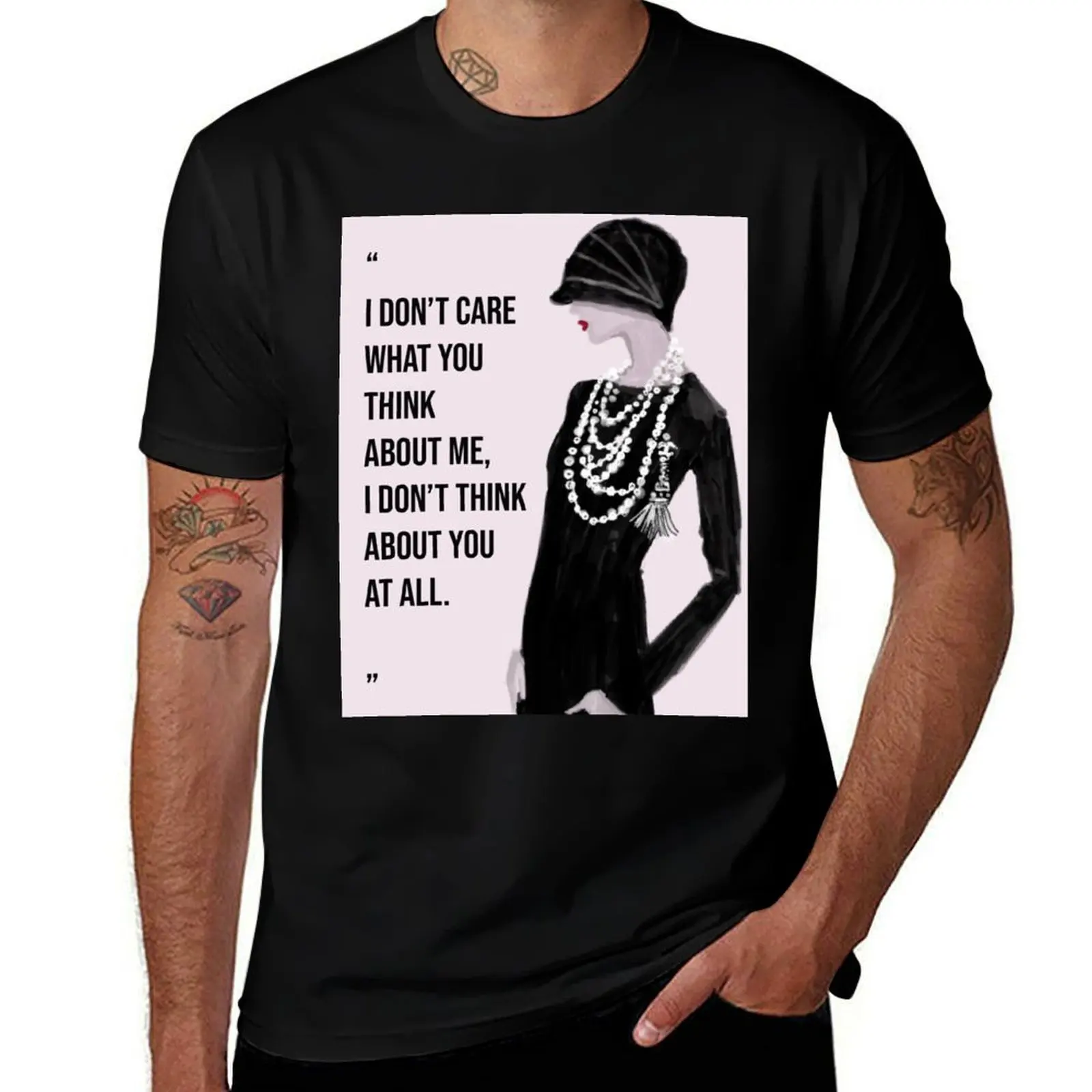 

I Don’t Care What You Think T-Shirt cheap stuff anime blanks oversized graphic tee mens cotton t shirts