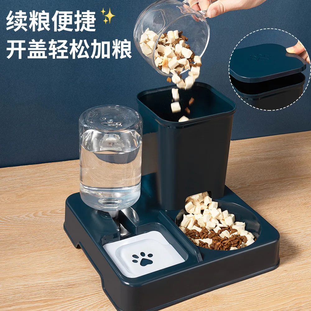 Dispensador automático 2 en 1 de agua y comida para perros y gatos - imagen 2