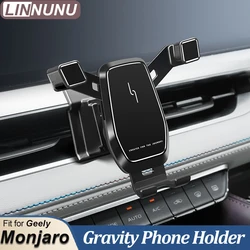 LINNUNU Phone Holder Fit for Kx11 GEELY Monjaro Manjaro 2022 2023 Xingyue L Auto Assesories Car Cell Stand Mounts Interior Parts