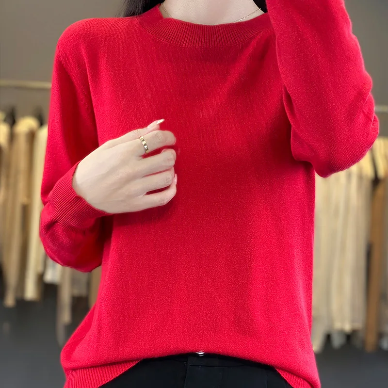 Spring and Autumn New Fashion Turtleneck Knitwear Sweater Women\'s Loose Slim Long-sleeved Shirt with Wild