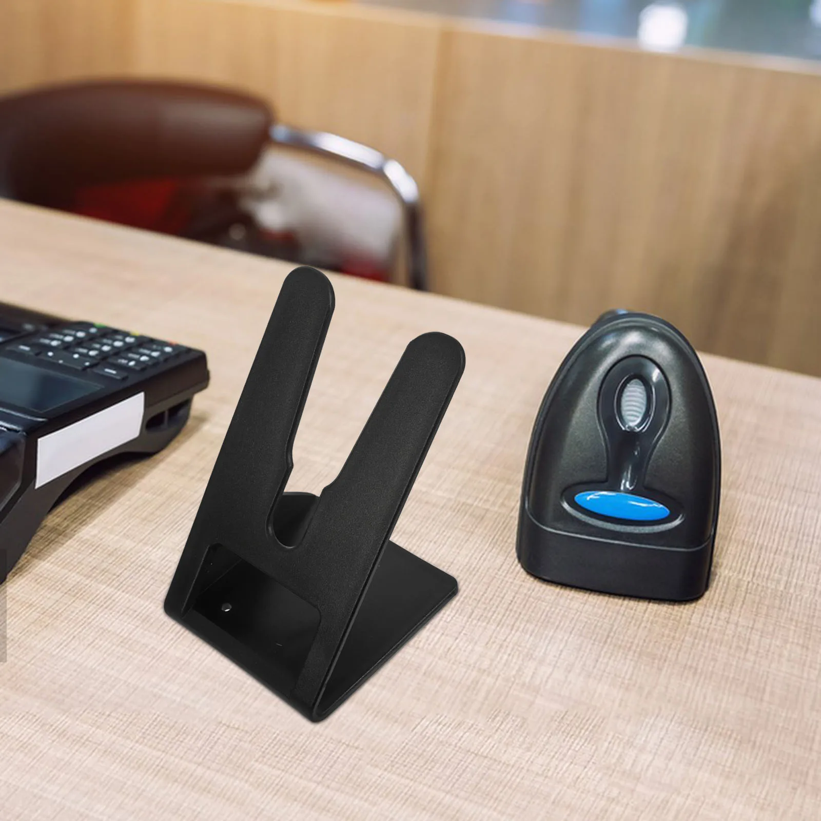 

Scanner Bracket for Barcode Scanner Stand For Desk Wall Mount Handheld Rack Stand Desk Black Compatible