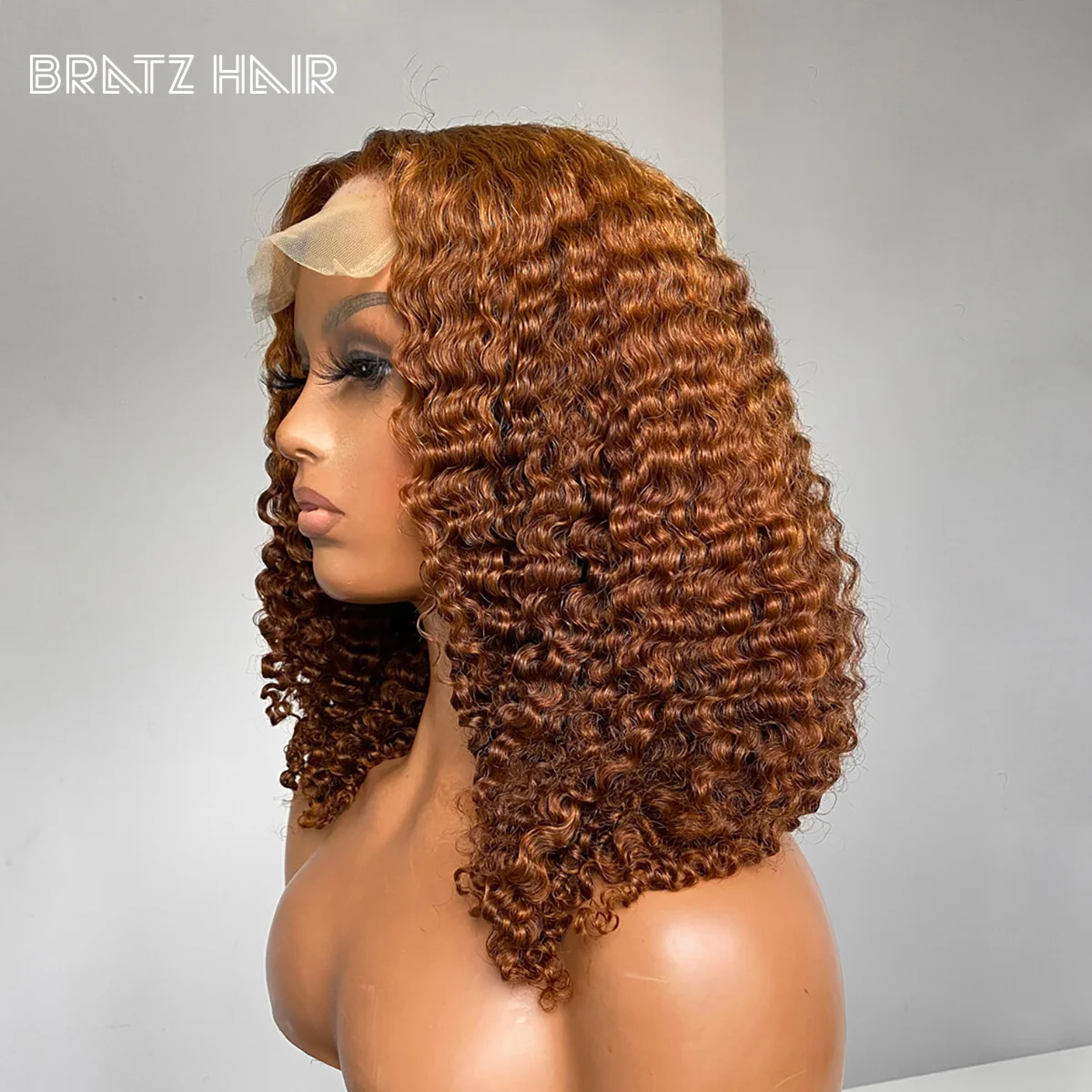 Ginger Orange Deep Wave 5x5 4x4 Transparent Lace Closure Wigs Human Hair 13x4 Curly Orange Colored Lace Frontal Wig 250% Density