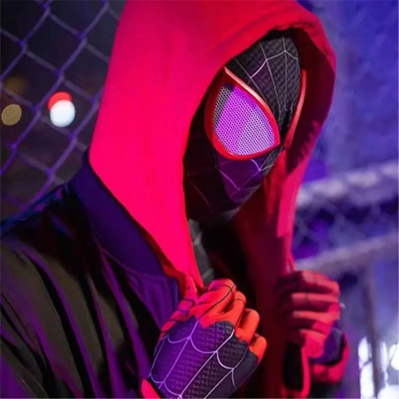 Imagem -03 - Maravilhas Cosplay Costume para Adultos e Crianças Homem-aranha Miles Morales 3d Print Super-herói Aranha Gwen Bodysuit Macacão de Festa Desenhos Animados