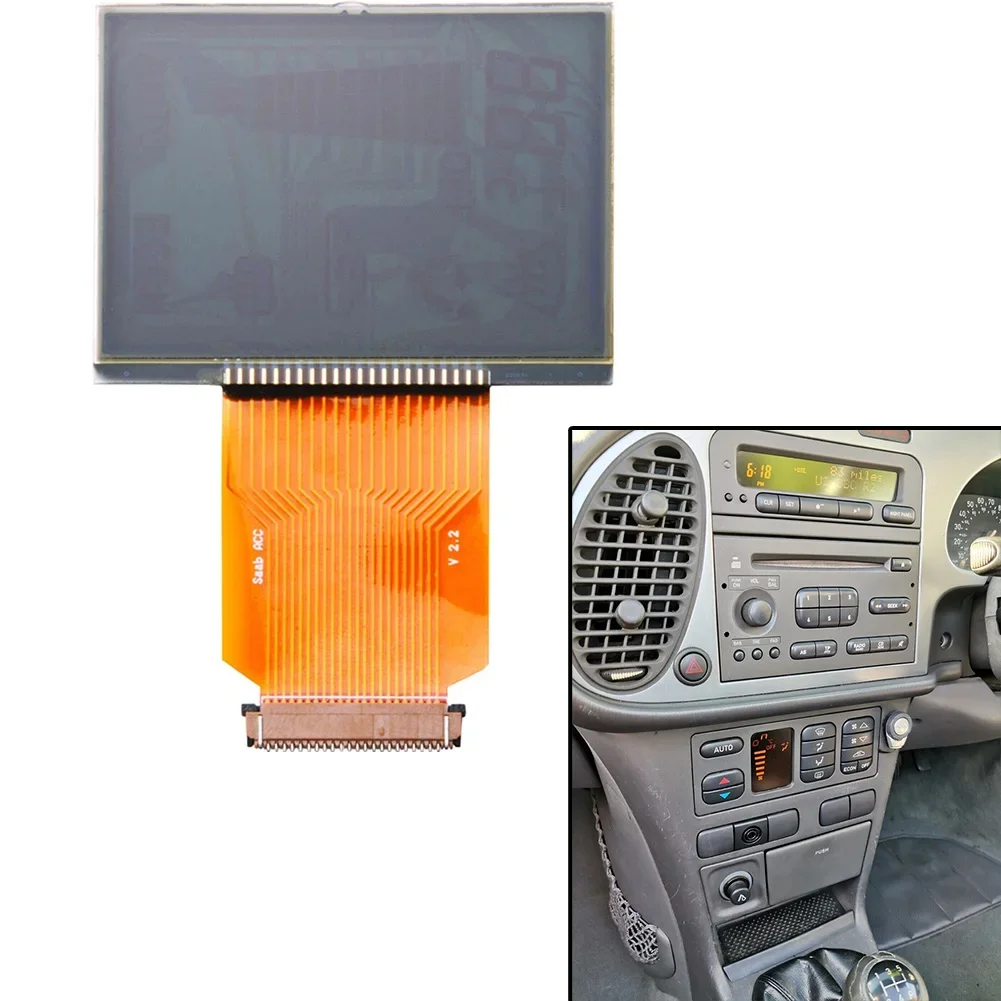 Auto Climate Control LCD Display Pixel Repair Ribbon Cable Replacement Part Fits For SAAB 93 9-3 1999-2003 50-47-600, 50-46-214