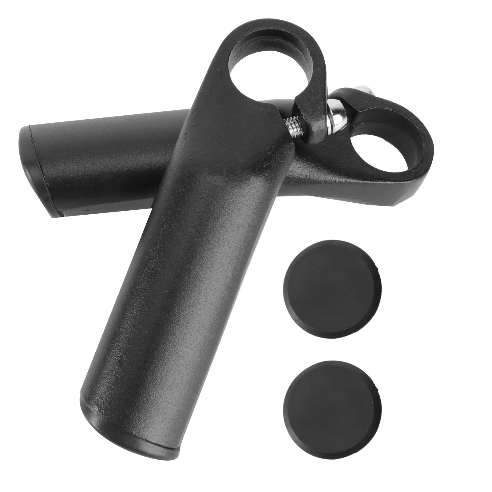 2Pcs Frosted Aluminum Alloy Handlebar Ends for 22.2mm Mountain Road Bikes Comfortable Durable Gift Rest Handle Bar