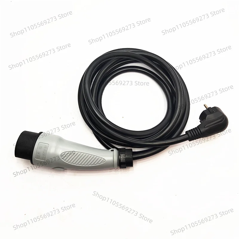 LH07 0-2250V 16A EV Charging Cable 10Ft EU Plug For WULING Golf Cart Electric Utility Vehicle Replacement Parts