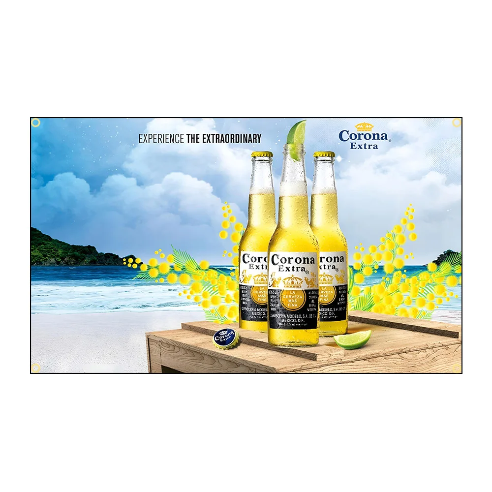 90x150cm 3X5FT C-Coronas Beer Flag Polyester Digital Printing Banner For Garage or Out door Decoration