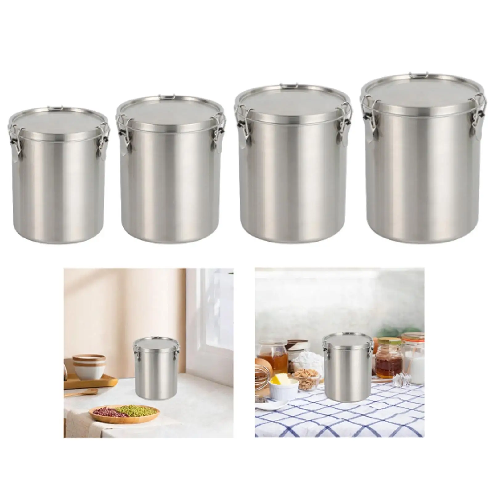 

Coffee Canister Tea Sugar Canister,Multipurpose,Kitchen Cereal Storage Jar,Airtight Storage Tank for Cereal Loose Leaf Tea