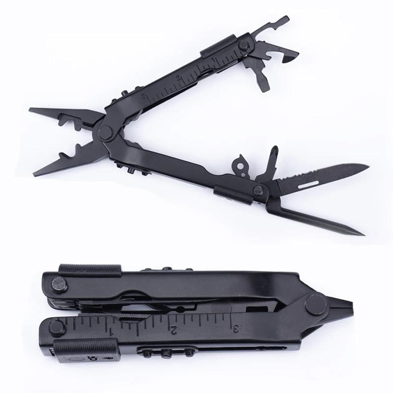 Outdoor Portable EDC Multifunctional Folding Combination Pliers Camping Car Emergency Window Breaking Tool