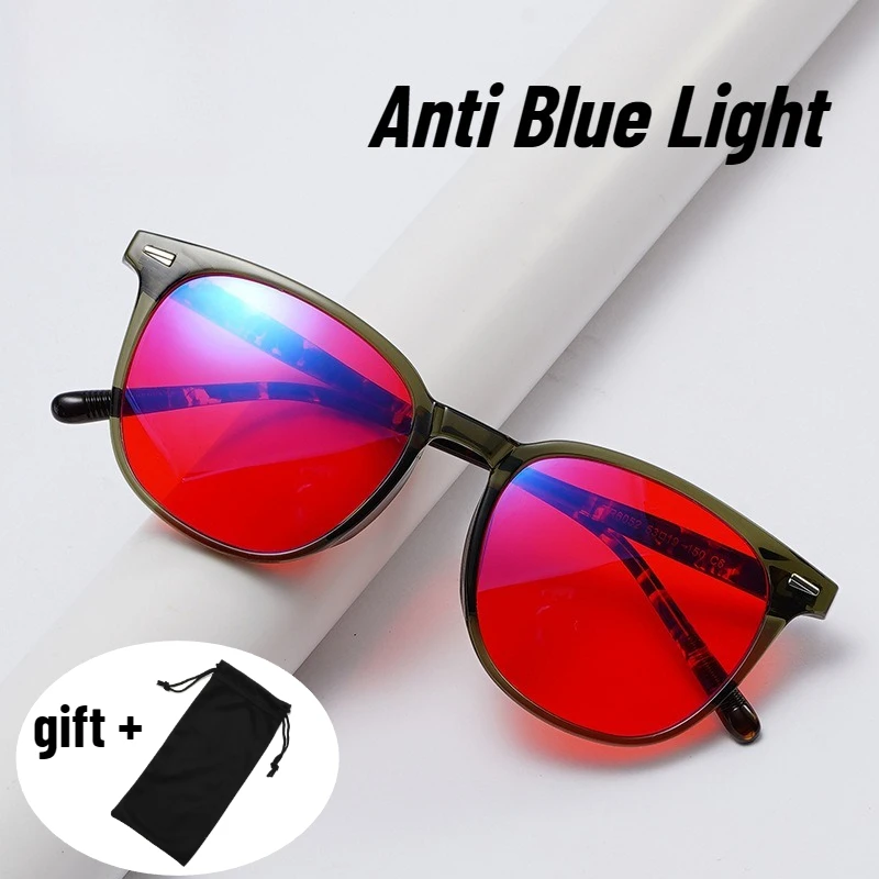 

Мужские и женские новые модные очки с антибликовым и антисиним покрытием, классические очки в полной оправе, очки для защиты глаз от усталости.