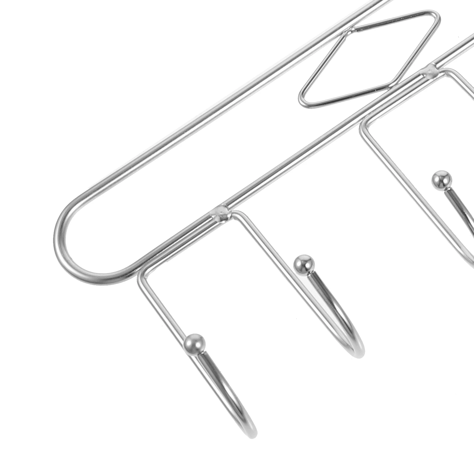 

Stainless Steel Multi Hook Closet Organizer Space Saving Pants Scarf Tie Hat For Clothes Belts Laundry Rack Multiple