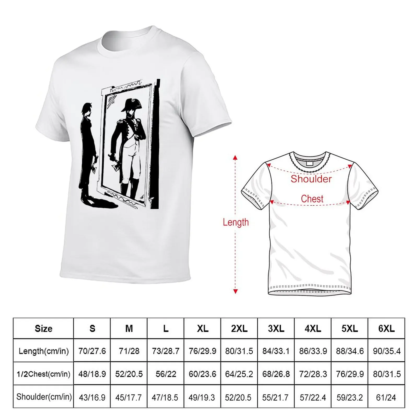 New Fyodor Dostoevsky Raskolnikov, Crime and Punishment T-Shirt man clothes Blouse men t shirts