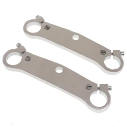 1 Pair 22mm Motorcycle Front Fork Yoke Clamp Triple Tree for 47CC 49CC Mini Motor Dirt Bike