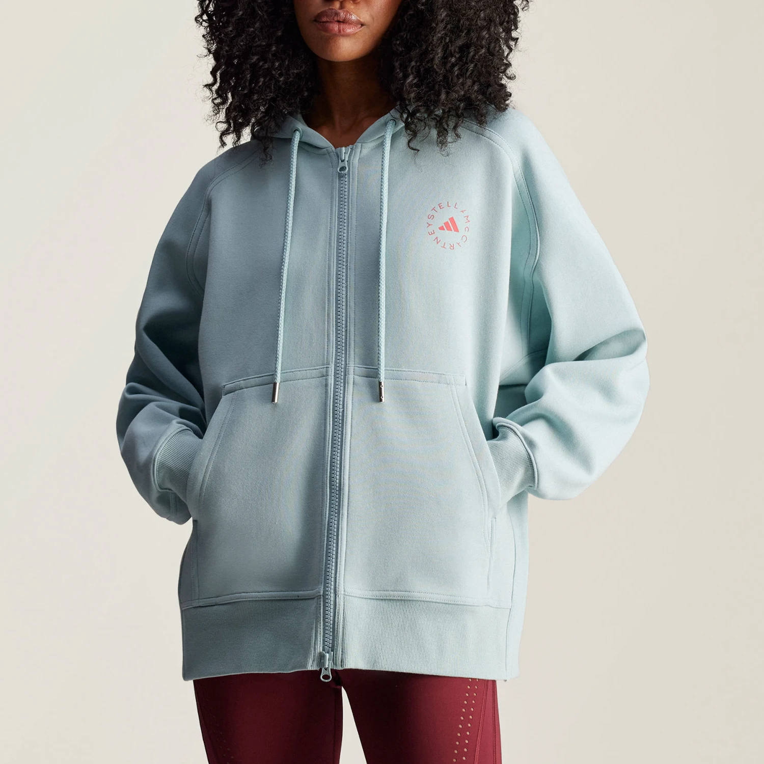 

Adidas Official Authentic FZ HOODIE Women's Loose Outdoor Simple Jacket JF6334
