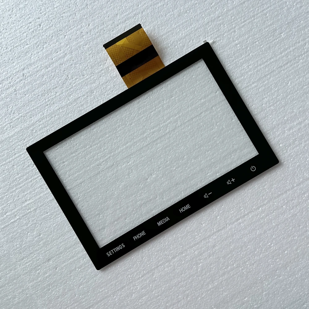 New 80 Pins Glass Touch Screen Panel Digitizer Lens For 2020 2021 Mitsubishi Outlander Car Radio DVD Player GPS Navigation