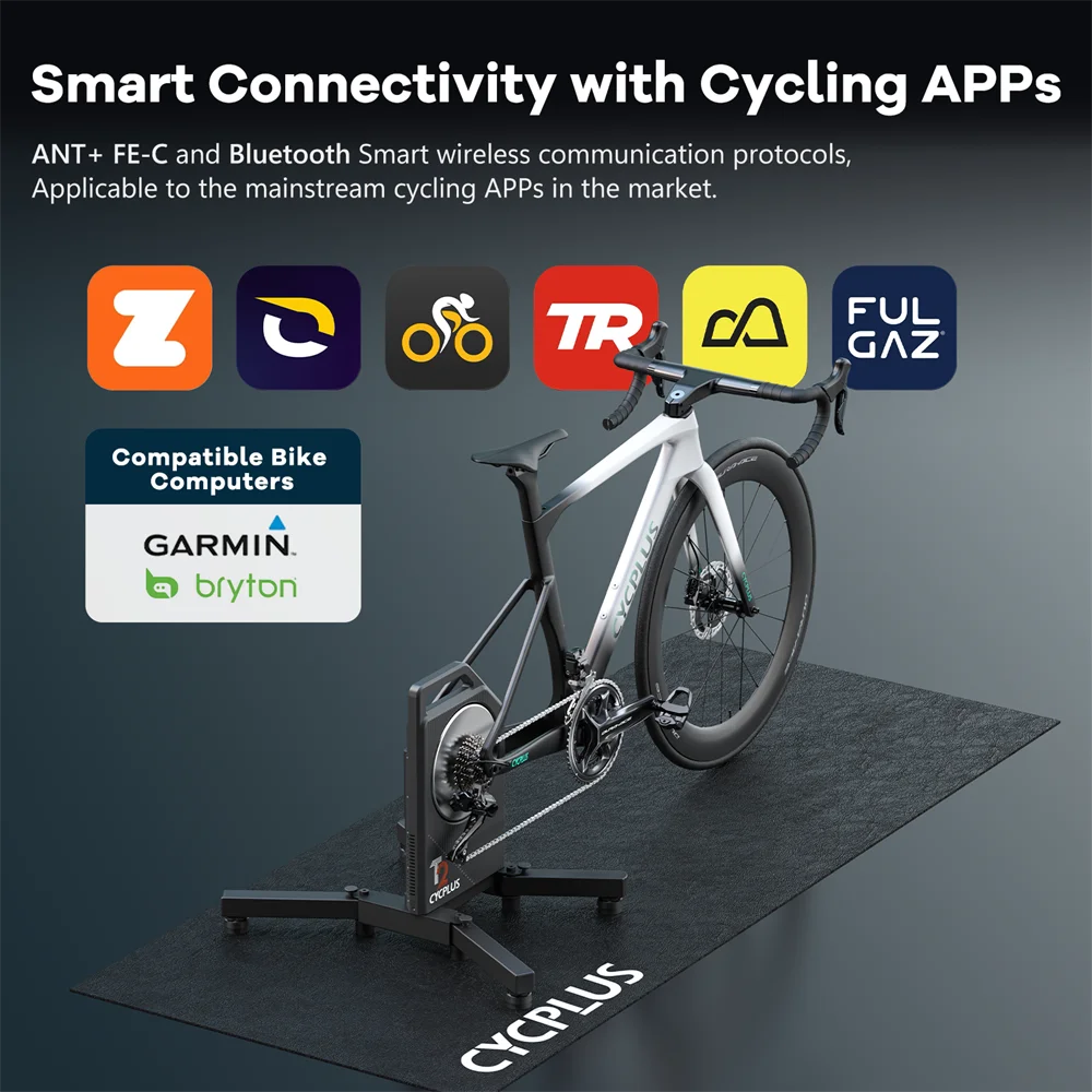 CYCPLUS T2 サイクリングホームトレーナーダイレクトドライブエアロ