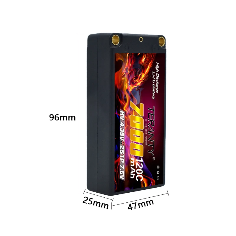 Batería LiPo 2S 7.6V 7000mAh 120C para coche RC 1/10 – TERANTY - imagen 4