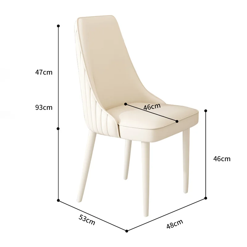 Set Of 2 Modern Dining Chairs Luxury Aesthetic Design Gaming Dining Chairs Ergonomic Dining Room Chairs Living Room Furniture