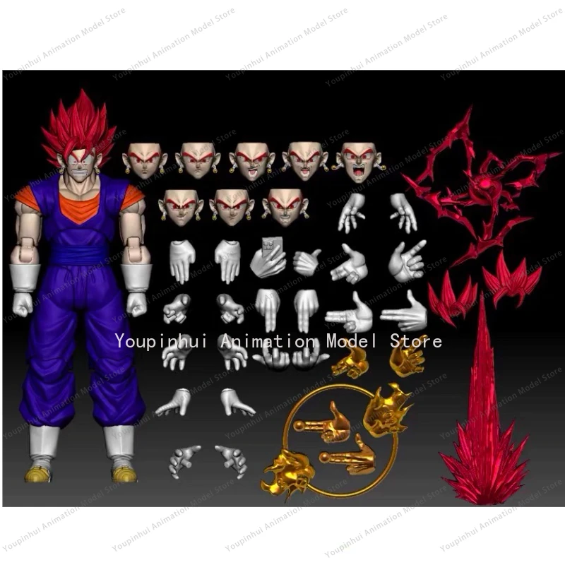 Vegito Dragon Ball SHF OC Toys Original Newest Model Goku Vegeta Fusion Warrior Poseable Action Figure Model Toy CollectibleGift