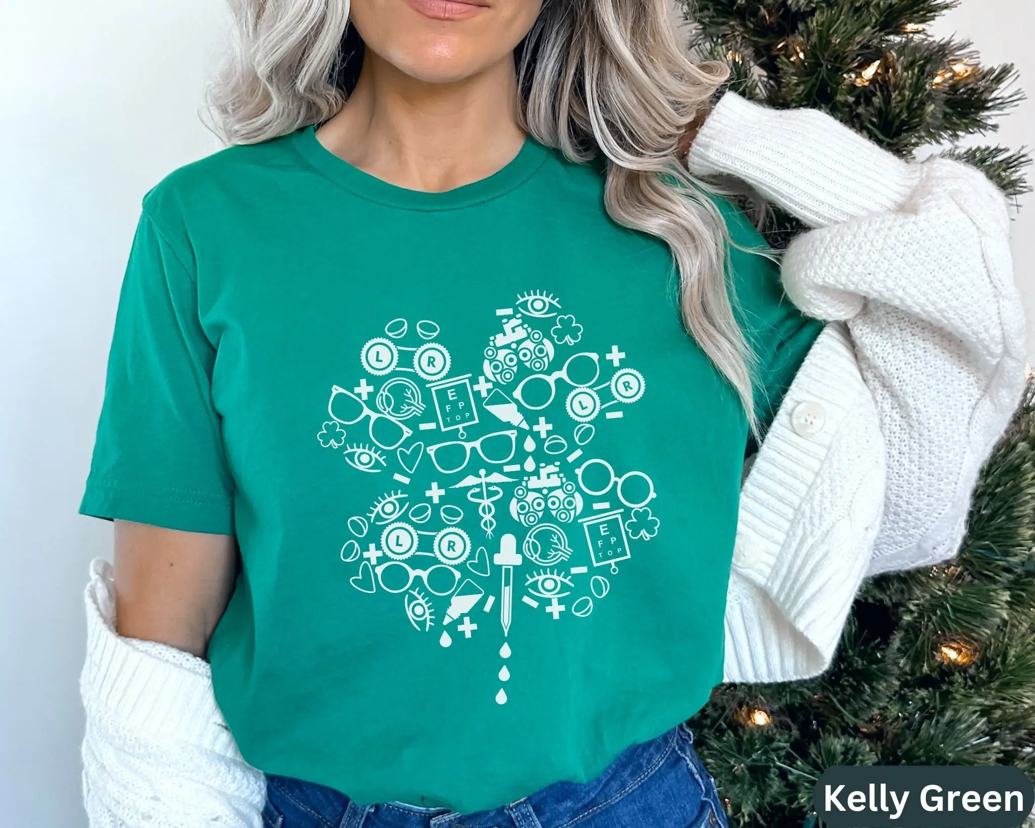 St Patty'S Day T Shirt Optometrist Optometry Shamrock Staff S Graduation For Ophthalmologist