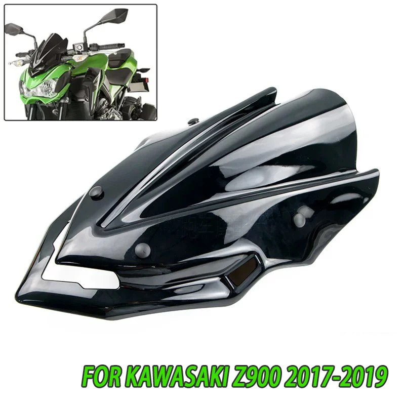 

Ветрозащитный экран для мотоцикла Kawasaki Z900 Z 900 2017-2019, удлиненное ветровое стекло, дефлектор воздуха, аксессуары
