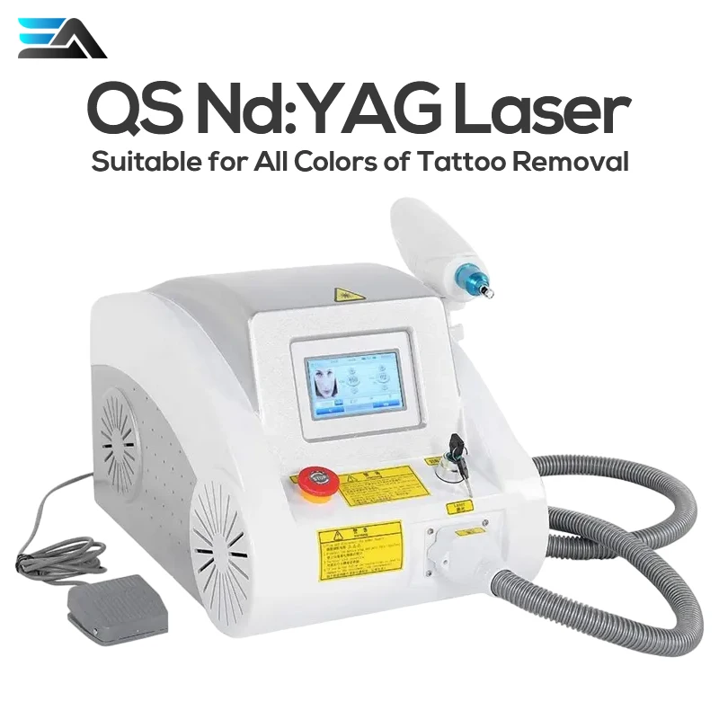 QS Nd YAG Laser Tattoo Verwijdering Machine 532nm 1064nm 1320nm Carbon Peel Sproet Acne Behandeling Professionele Schoonheidssalon Apparaat