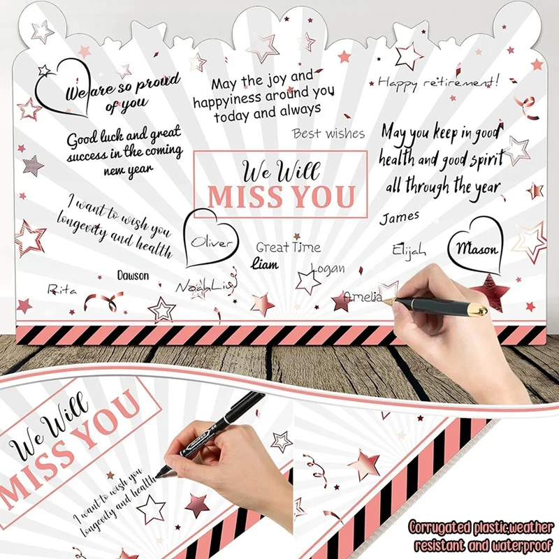 HOT-Farewell Greeting Card,13.8X20 Inch Farewell Gift Card Leaving Farewell Card For Colleague Female Friends Coworkers