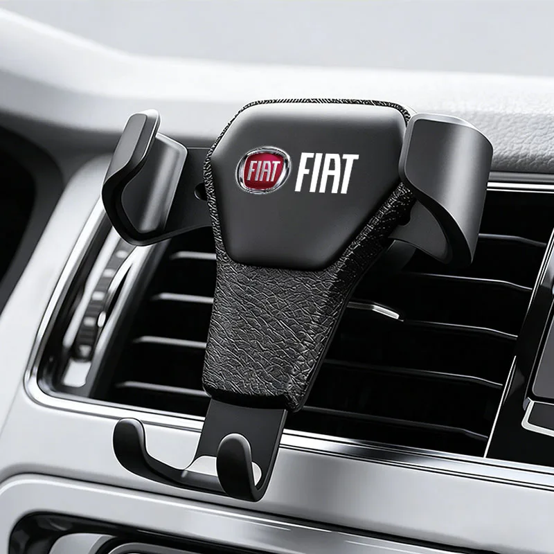 Suporte de Telefone para Carro com Sensor de Gravidade, Fixação Automática Universal para FIAT Abarth 500 Tipo FR Panda Argo Freemont Viaggio Bravo Punto