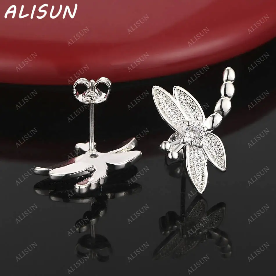 

ALISUN 925 Sterling Silver DragonflyEarrings Stud Earrings For Women Charm Trend Birthday Gifts Fashion Party Fine Jewelry
