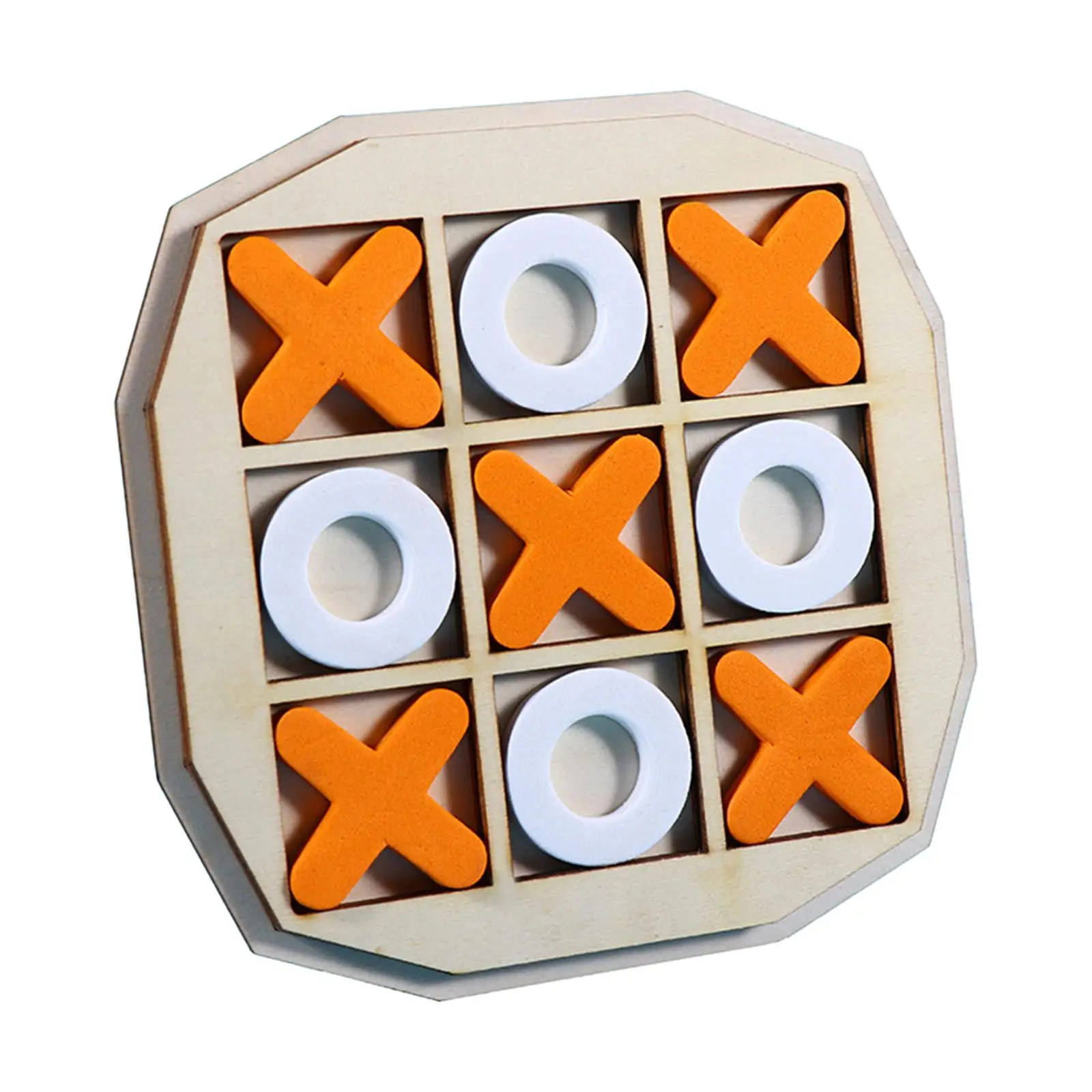 

Tic TAC Toe Wooden Board Game Xoxo Chess Board Game Noughts and Crosses for Outdoor Indoor Adult Children Goody Bag Fillers