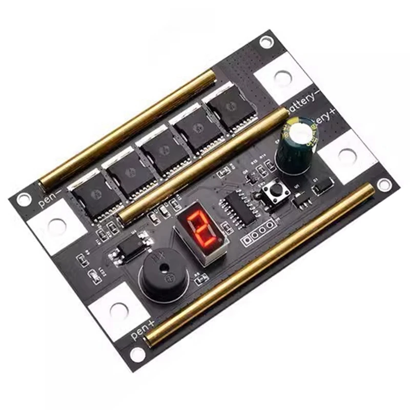 リチウム電池付きスポット溶接機,ペン制御,マザーボード,タッチ,日曜大工,9ギア出力,トップ18650, 12v