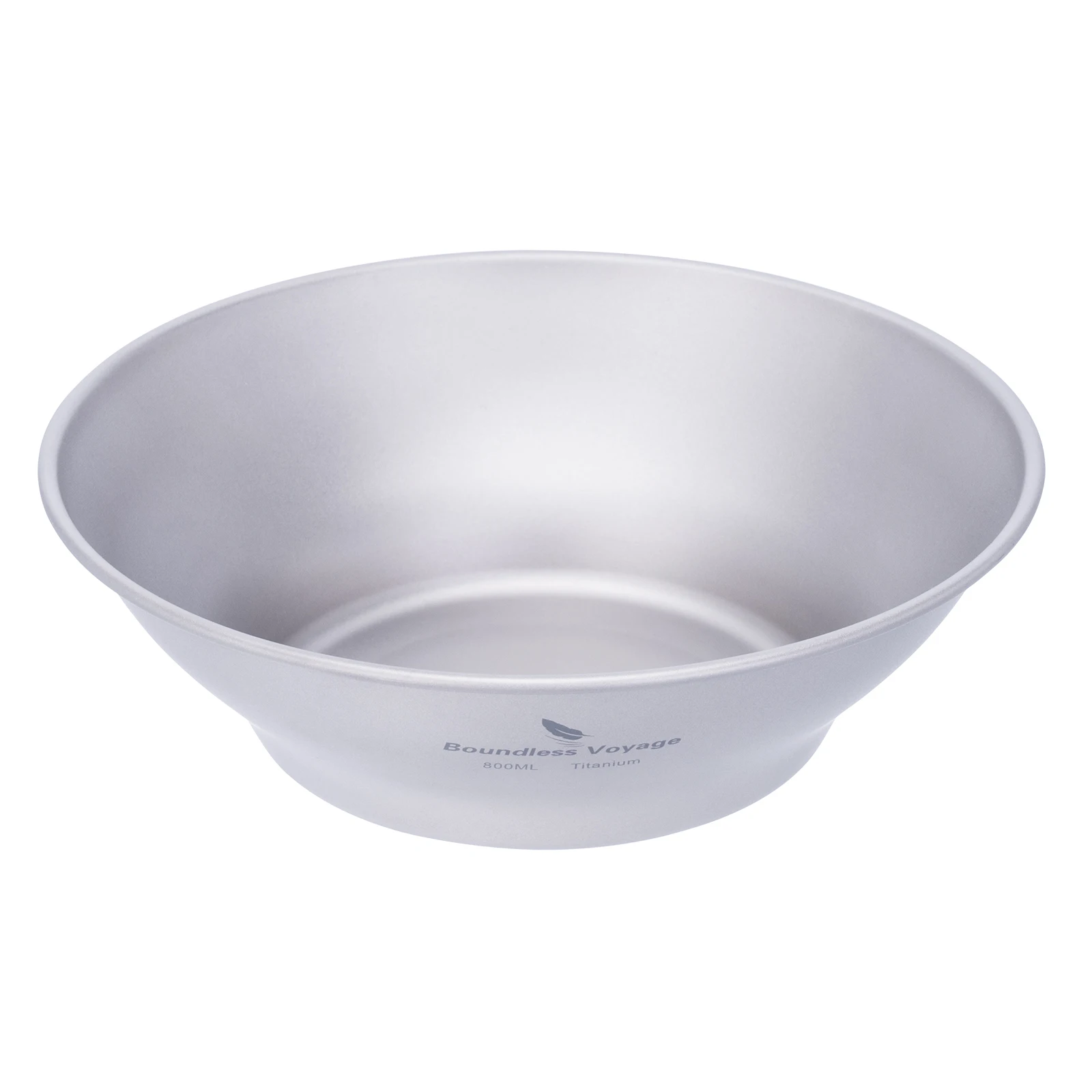 Boundless Voyage Titanium: set van enkelwandige kommen en borden, ideaal voor kampeertafelgerei, inclusief opbergtas. Lichtgewicht en duurzaam.