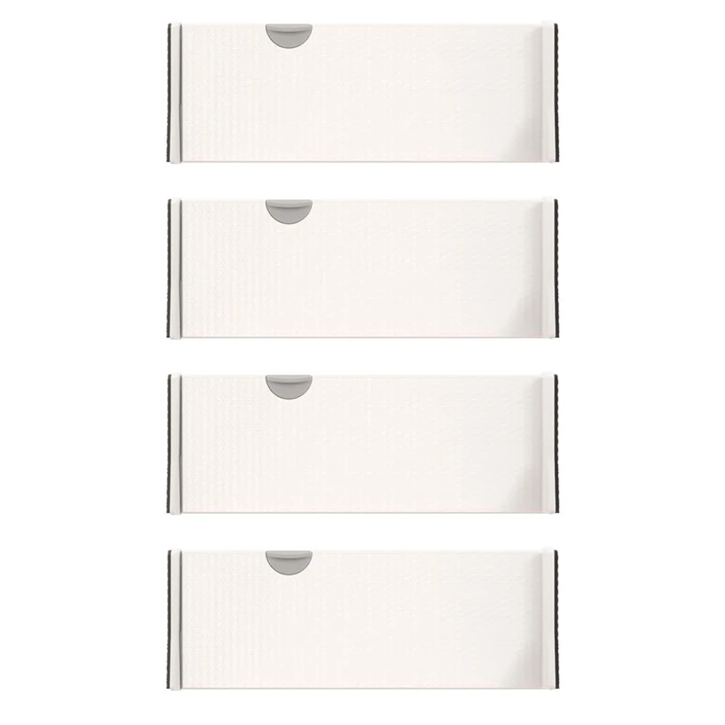 Drawer Divider 4Pc, Adjustable Drawer Dividers For Clothes Dresser Drawer Organizer For Kitchen Bedroom Bathroom