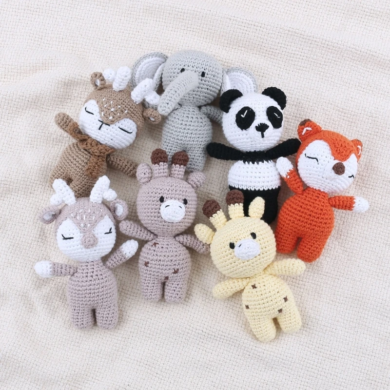 Handmade Automobile Decoration Stuffed Plush Toy Animal Handcrafts for Kids Gifts Soft for Hobby-Collections Birthday