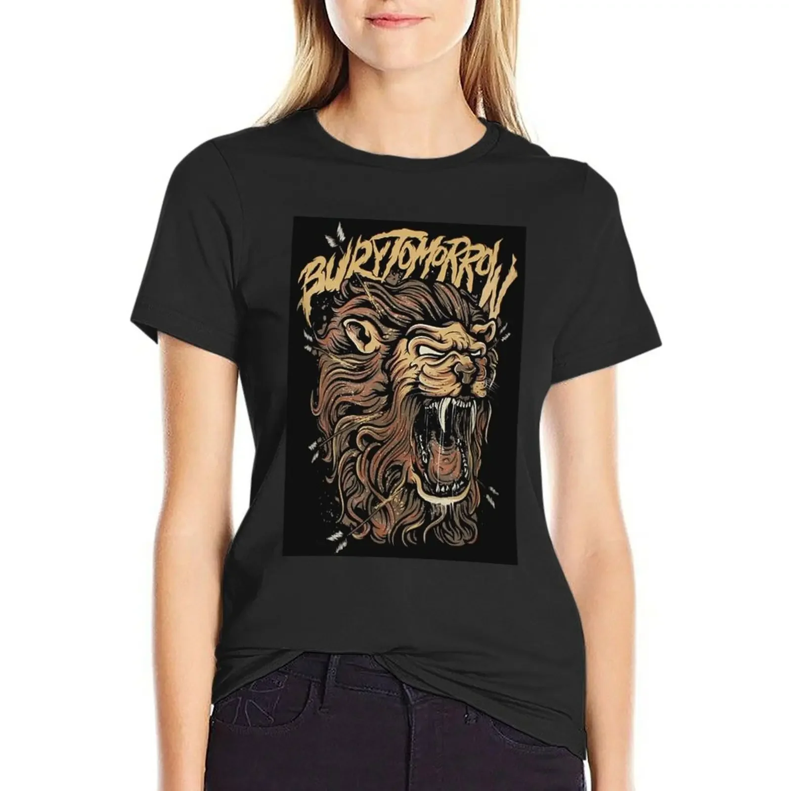 

Bury tomorrow T-Shirt summer tops heavyweights graphics luxury designer clothing Women