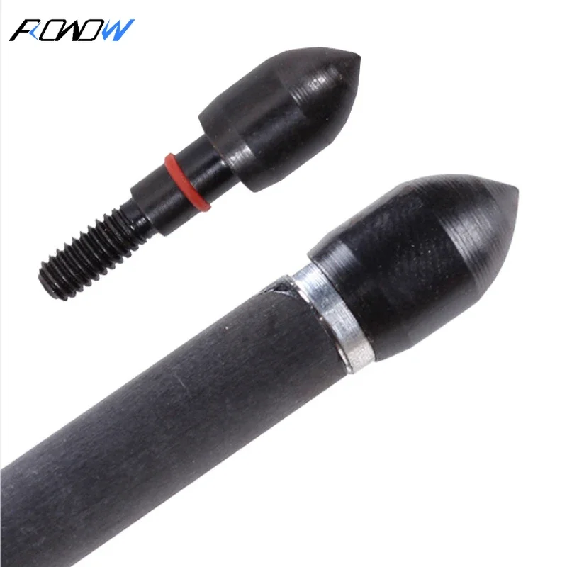 

ROWOW Threaded Arrows 100 Grain/125 Grain Optional Rubber Pad Suitable Shafts Inner Diameter 6.2mm