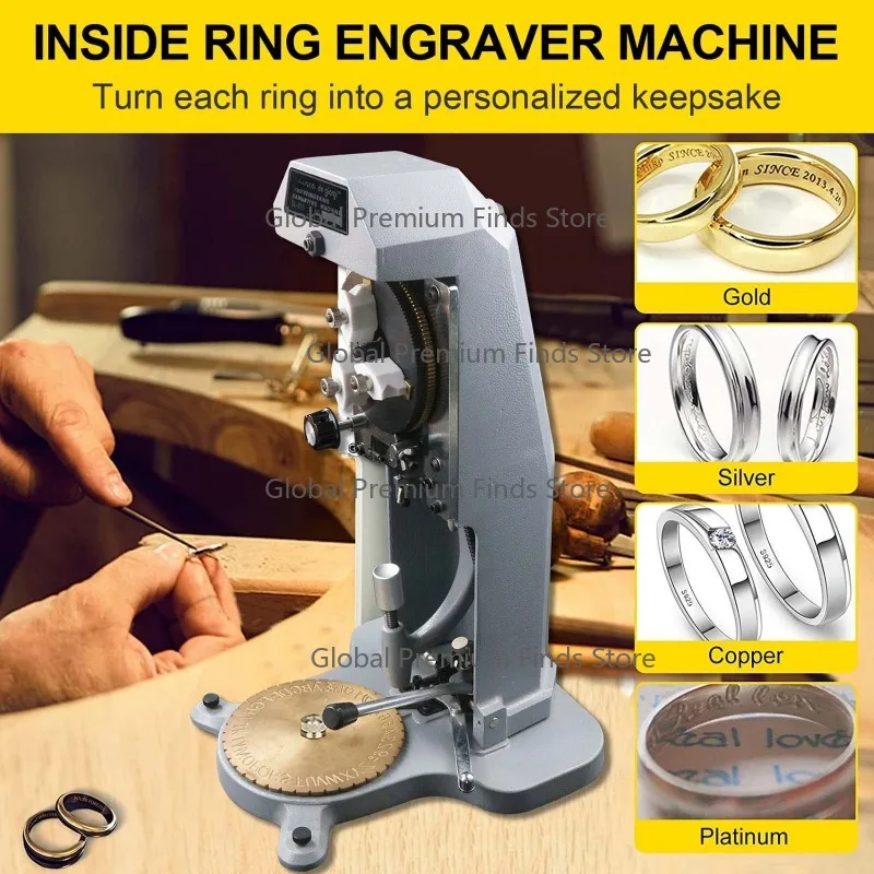

Ring Inside Engraver: Standard Number & Letter Block Stamper Machine