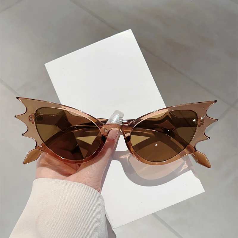 Exaggerated Hip Hop Fashion Sunglasses Novelty Party Decor Shades Funny Eyewear For Halloween Stage Performance Gathering