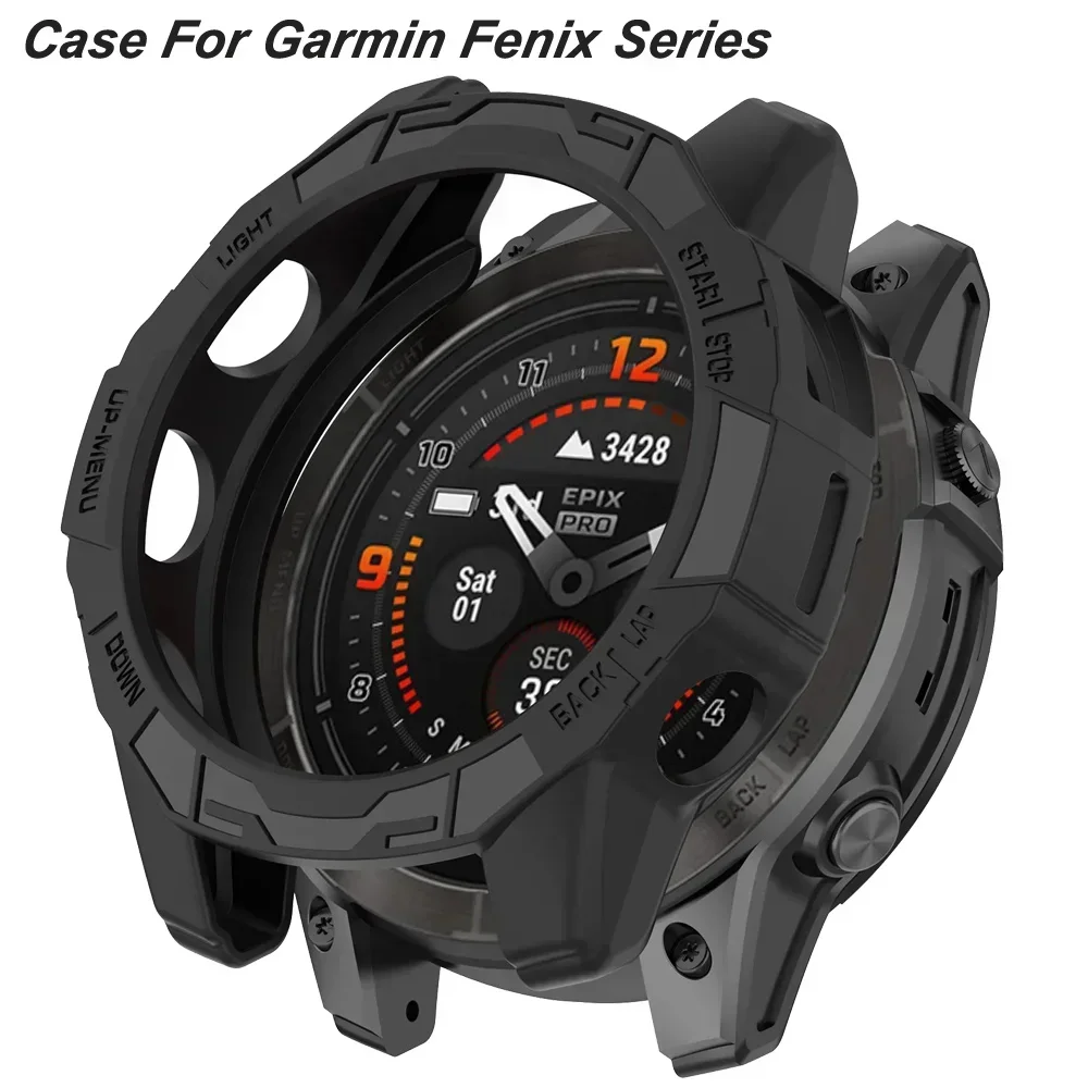 Protective Case Hollow protective shell For Garmin Fenix 7 7S 7X Bumper Silicone Cover For Garmin Epix Pro 42mm 47mm 51mm Cover