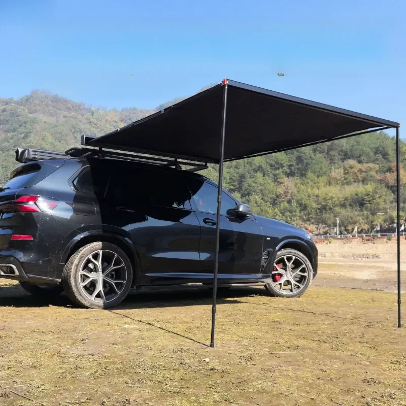 Car Side Awning Vehicle Side Tent Outdoor Camping Rainproof Sunshade Canopy for SUV Offroad
