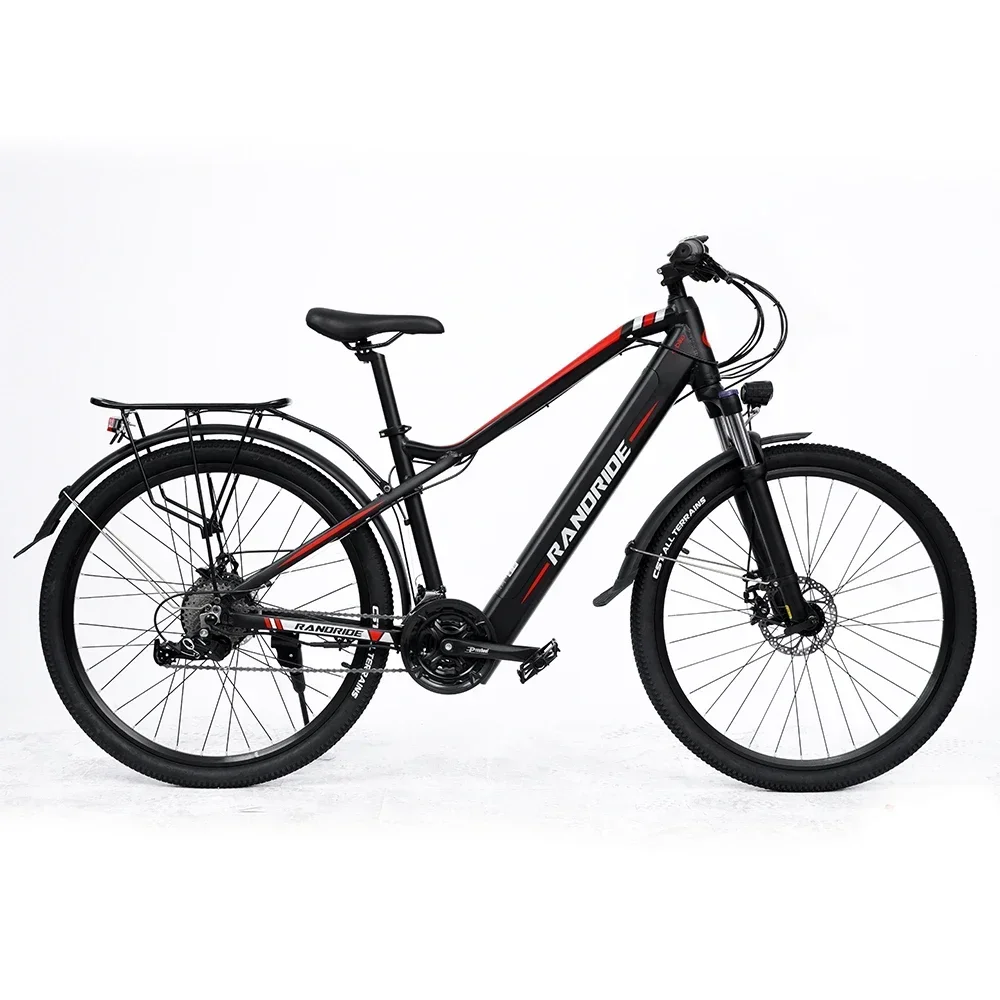 

RANDRIDE Y90 1000W Electric Bicycle 27.5Inch Removable Lithium Battery City Ebike 27gears Mountain Suspension Fork Electric Bike