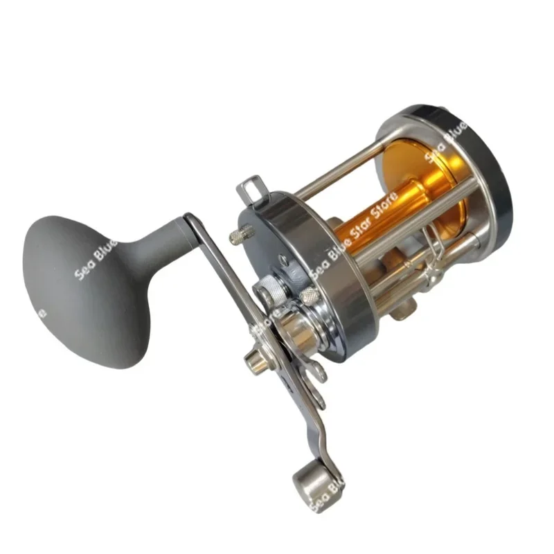 Visual anchor fish wheel special all-metal drum enlarged line cup anti-fried line fishing wheel lightweight 7000 +