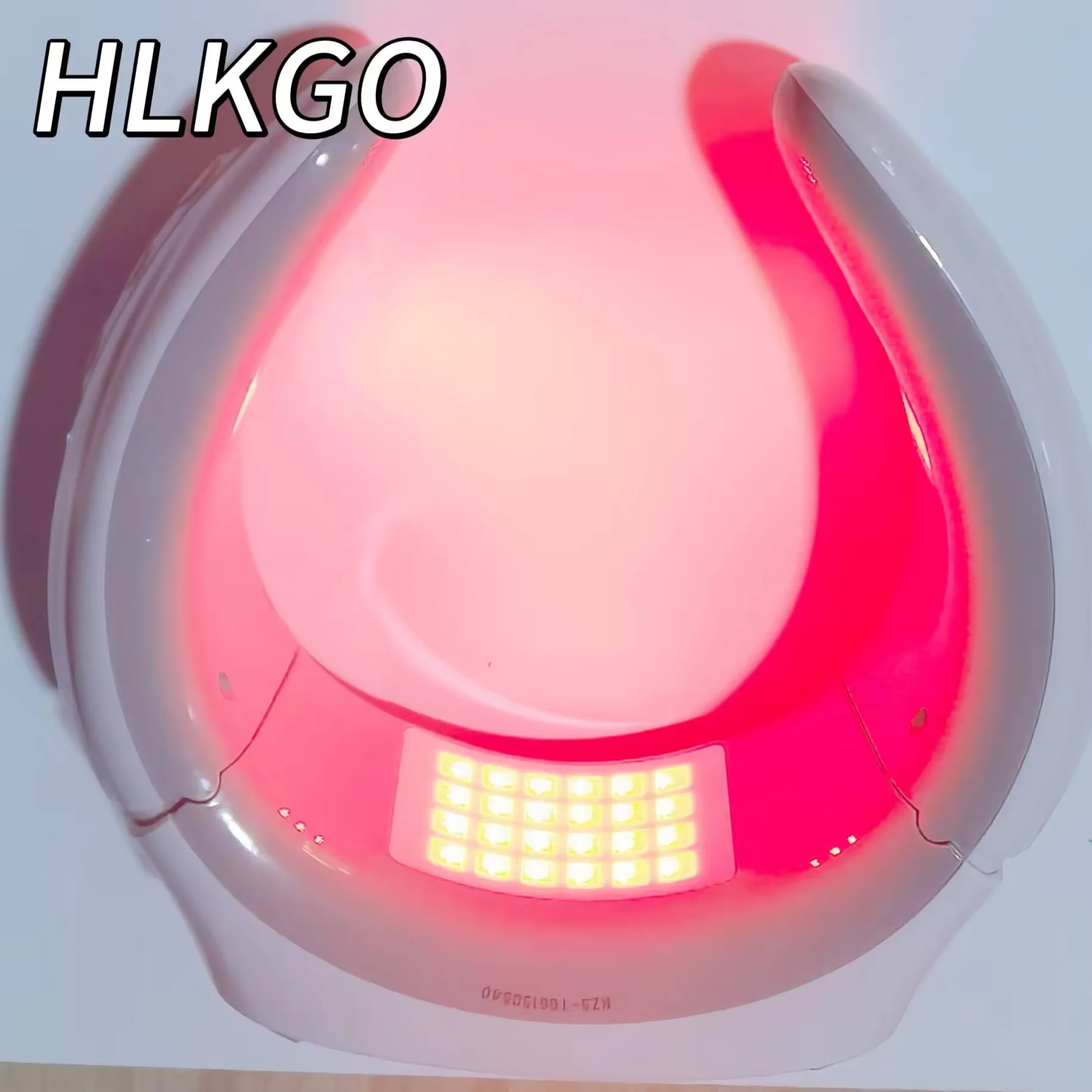 

Wireless Neck Massager with Red Blue Light Therapy, Heat for Cervical Pain Relief, Stiffness, Portable