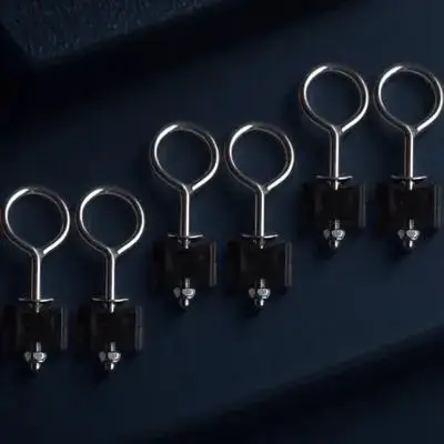6Pcs Trampoline Fixing Screws Zinc-Coated Heavy-Duty Iron Screws for Trampolines Quick Installation Safety Stable Outdoor