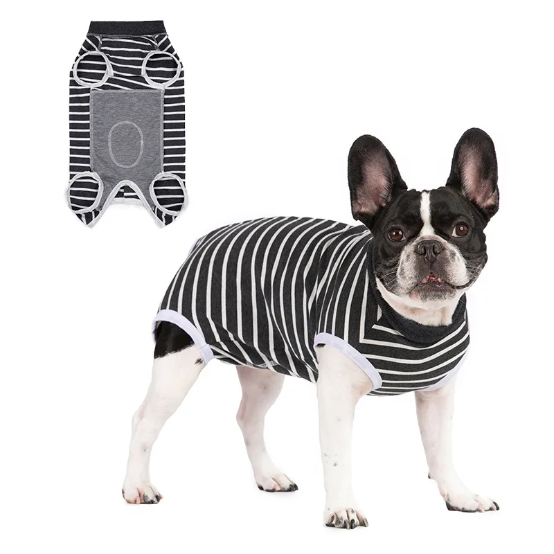 Dog Belly Protector Vest, Anti-Cold Post-Spay & Nursing Recovery Suit, 4-Legged Pet Surgery Shirt for Female Dogs