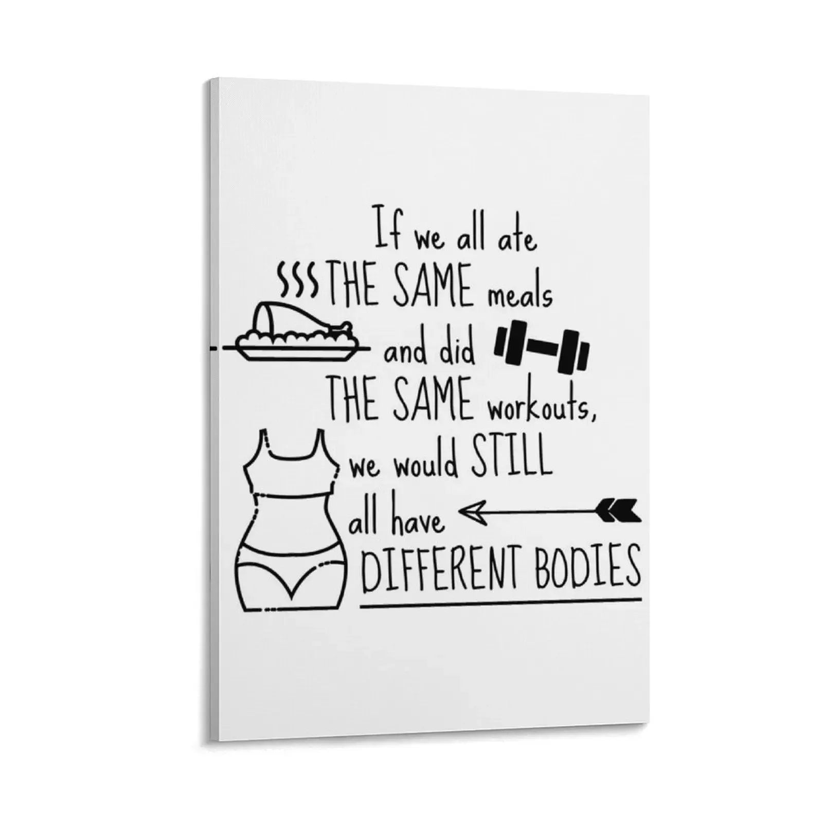 

DIFFERENT BODIES Canvas Painting room decors aesthetic house decoration paintings wall decor