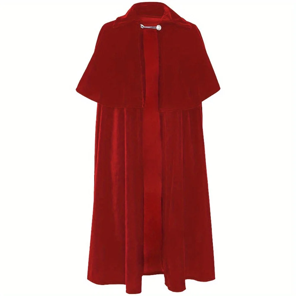 خمسة ألوان الذهب المخملية مصاص دماء تأثيري كيب هالوين ريبر دور - لعب عباءة