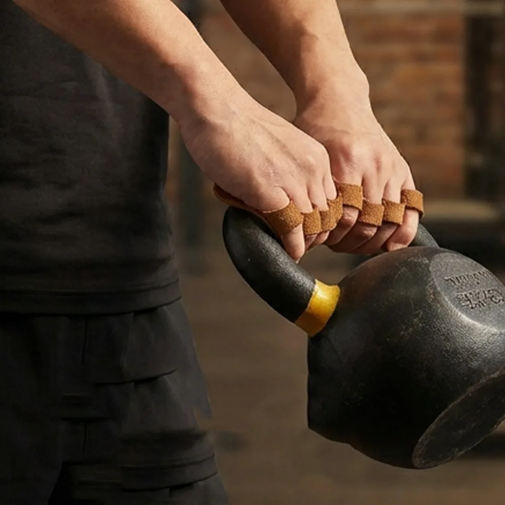 مكافحة زلة الجلود رفع الأثقال القبضات الصالة الرياضية تجريب قفازات النخيل حامي قفازات اليد لسحب ما يصل بار الدمبل رفع الأثقال القطار
