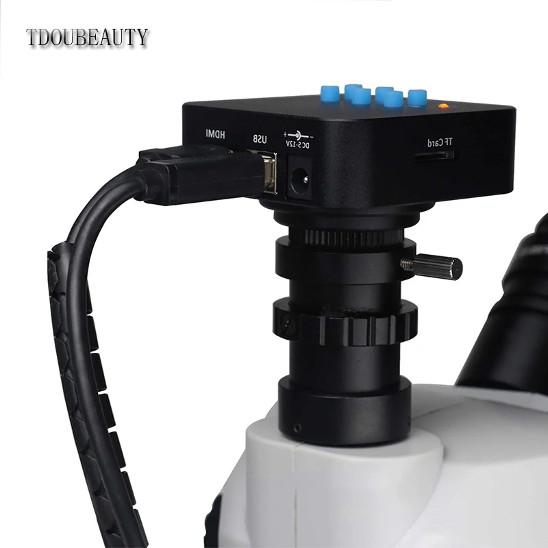 1080P 1.95X~55X Root Canal Microscope Binocular Wall-mounted Dental Chair Operating Surgical Endodontic Oral Microscope