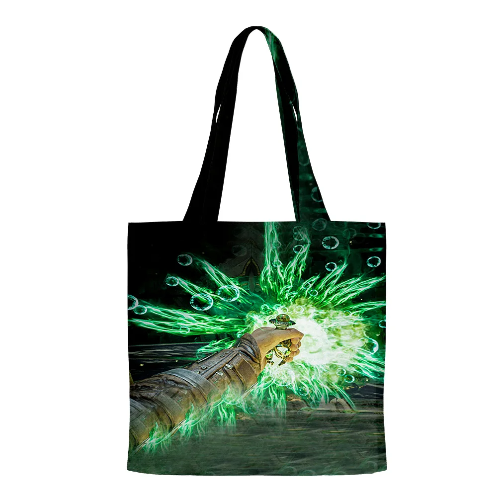 Immortals of Aveum 2023 Novo Jogo Saco Sacos De Compras Reutilizáveis Shoulder Shopper Bags Bolsa Casual